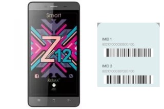 How to find the IMEI code on Relaxx Z12