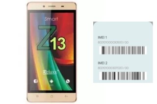 How to find the IMEI code on Relaxx Z13