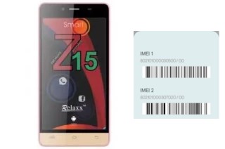 How to find the IMEI code on Relaxx Z15