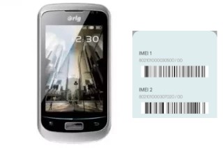 How to find the IMEI code on RLG L8