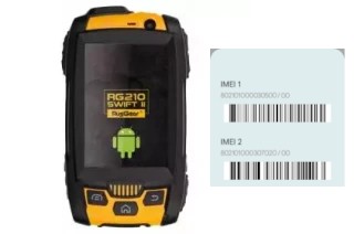 How to find the IMEI code on RG210 Swft II