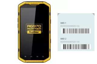 How to see the IMEI code in RG970 Partner