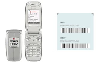 How to find the IMEI code on Sagem VS3