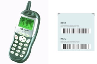 How to find the IMEI code on MC 950