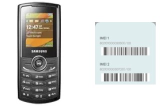 How to find the IMEI code on E2230