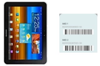 How to see the IMEI code in Galaxy Tab 8.9 4G P7320T