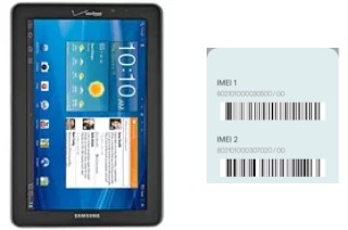 How to see the IMEI code in Galaxy Tab 7.7 LTE I815