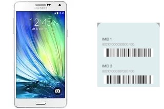 How to find the IMEI code on Galaxy A7