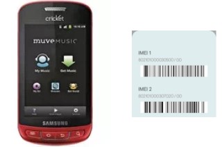 How to see the IMEI code in R720 Admire