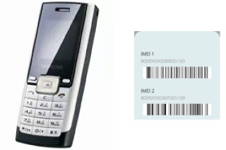 How to find the IMEI code on B200