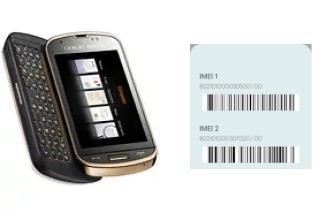 How to find the IMEI code on B7620 Giorgio Armani