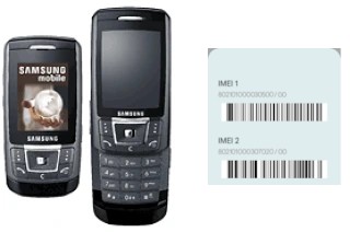 How to find the IMEI code on D900