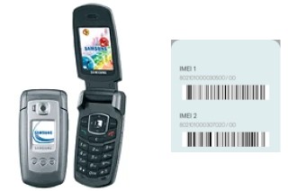 How to find the IMEI code on E770