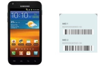 How to find the IMEI code on Galaxy S II Epic 4G Touch