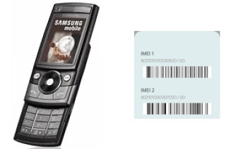 How to find the IMEI code on G600