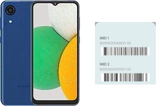 How to see the IMEI code in Galaxy A03 Core