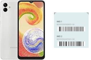 How to find the IMEI code on Galaxy A04