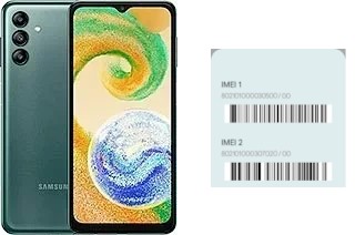 How to see the IMEI code in Galaxy A04s