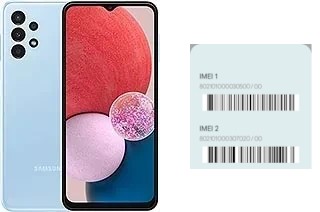 How to find the IMEI code on Galaxy A13 (SM-A137)