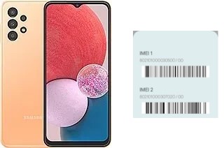 How to see the IMEI code in Galaxy A13