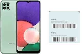 How to find the IMEI code on Galaxy A22 5G