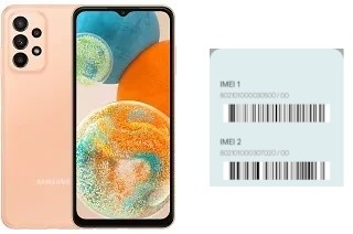 How to find the IMEI code on Galaxy A23 5G