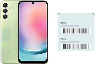 How to find the IMEI code on Galaxy A24 4G