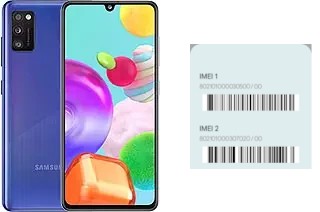 How to find the IMEI code on Galaxy A41