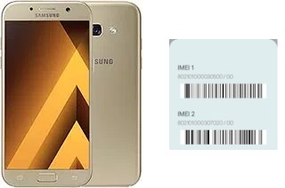 How to find the IMEI code on Galaxy A5 (2017)