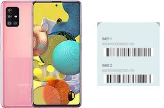 How to find the IMEI code on Galaxy A51 5G