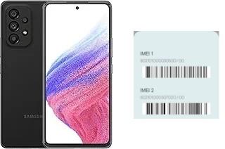 How to find the IMEI code on Galaxy A53 5G