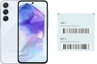 How to see the IMEI code in Galaxy A55