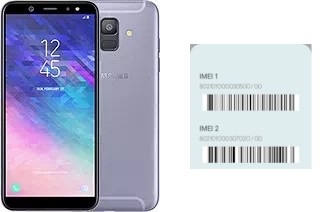 How to see the IMEI code in Galaxy A6 (2018)