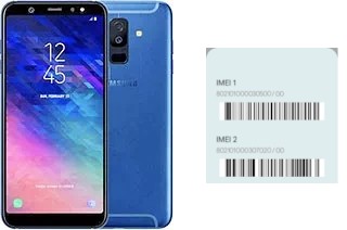 How to see the IMEI code in Galaxy A6+ (2018)