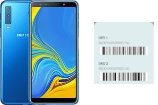 How to see the IMEI code in Galaxy A7 (2018)