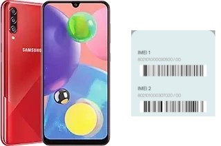 How to find the IMEI code on Galaxy A70s