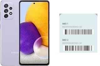 How to find the IMEI code on Galaxy A72 5G