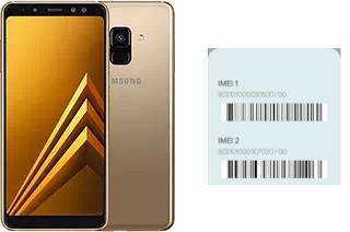 How to see the IMEI code in Galaxy A8 (2018)