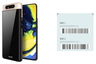 How to find the IMEI code on Galaxy A80