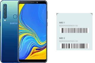 How to see the IMEI code in Galaxy A9 (2018)