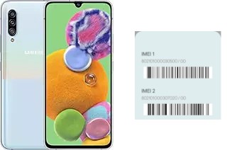 How to see the IMEI code in Galaxy A90 5G