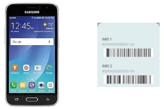 How to see the IMEI code in Galaxy Amp 2