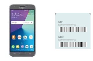 How to see the IMEI code in Galaxy Amp Prime 2