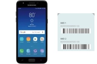 How to see the IMEI code in Galaxy Amp Prime 3