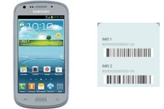 How to see the IMEI code in Galaxy Axiom R830