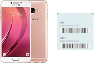 How to find the IMEI code on Galaxy C5