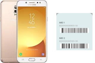 How to see the IMEI code in Galaxy C7 (2017)