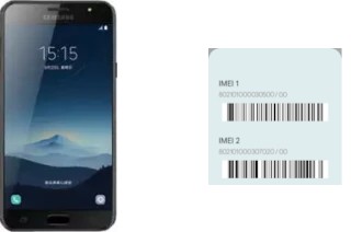 How to find the IMEI code on Galaxy C8