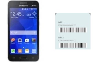 How to find the IMEI code on Galaxy Core 2 Duos