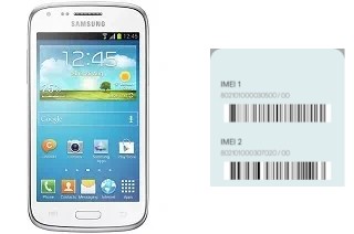 How to find the IMEI code on Galaxy Core I8260